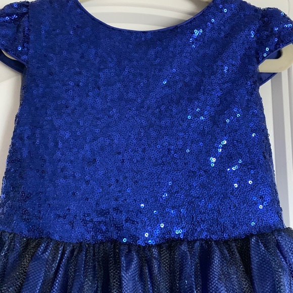 Blue sparkle unicorn dress - Picture 4 of 5